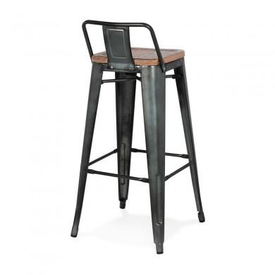 Tabouret de Bar Industriel Greger Marron  BS04180BR