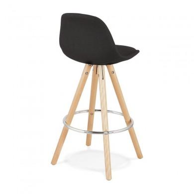 Tabouret de Bar Industriel Cirkel Mini Noir Naturel  BS04060BLNA