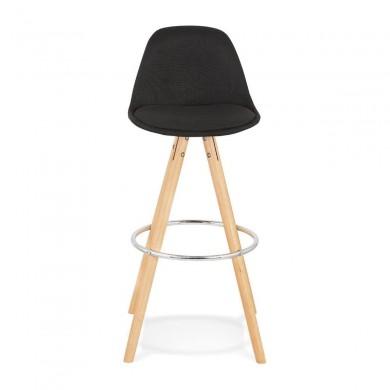 Tabouret de Bar Industriel Cirkel Noir Naturel  BS04050BLNA