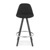 Tabouret De Bar en Bois Cirkel Mini Noir  BS04040BLBL