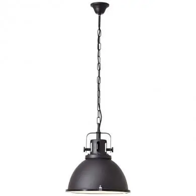 Suspension JESPER 1x60W E27 Noir BRI_23772_06 23772/06 Suspension JESPER 1x60W E27 Noir BRILLIANT 23772/06