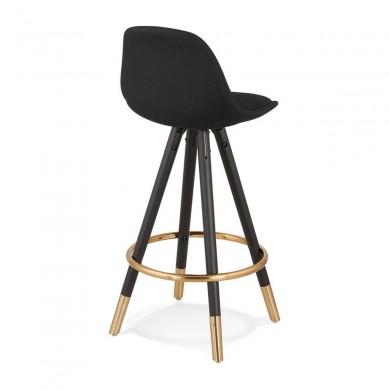 Tabouret de Bar Industriel Panter Mini Noir  BS04020BLBL