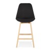 Tabouret De Bar Qoop Mini Noir Naturel  BS03980BLNA