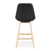 Tabouret De Bar Qoop Mini Noir Naturel  BS03980BLNA