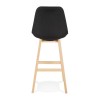 Tabouret De Bar Qoop Noir Naturel  BS03970BLNA