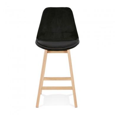 Tabouret De Bar Basil Mini Noir Naturel  BS03910BLNA