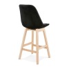 Tabouret De Bar Basil Mini Noir Naturel  BS03910BLNA