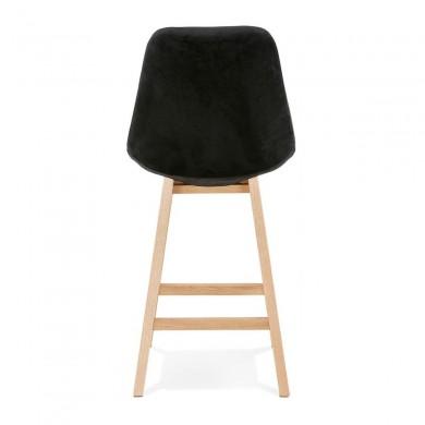 Tabouret De Bar Basil Mini Noir Naturel  BS03910BLNA