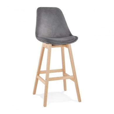 Tabouret De Bar Basil Gris Naturel  BS03880GRNA