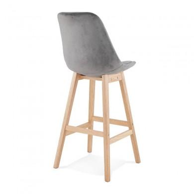 Tabouret De Bar Basil Gris Naturel  BS03880GRNA