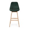 Tabouret De Bar Basil Vert Naturel  BS03860GENA