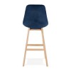 Tabouret De Bar Basil Bleu Naturel  BS03840BUNA