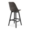 Tabouret De Bar Svenke Gris foncé Noir  BS03820DGBL