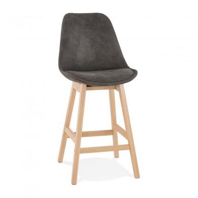 Tabouret De Bar Svenke Mini Gris foncé Naturel  BS03810DGNA