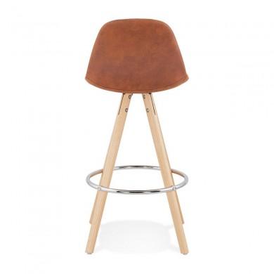 Tabouret De Bar Agouti Mini 65 Marron Naturel  BS03770BRNA