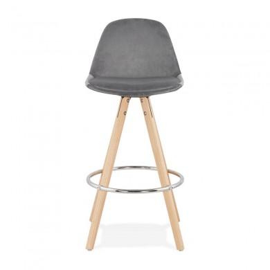 Tabouret De Bar Franky Mini 65 Gris Naturel  BS03750GRNA