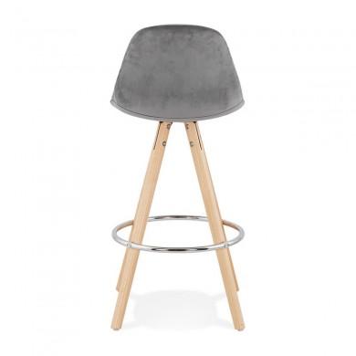 Tabouret De Bar Franky Mini 65 Gris Naturel  BS03750GRNA