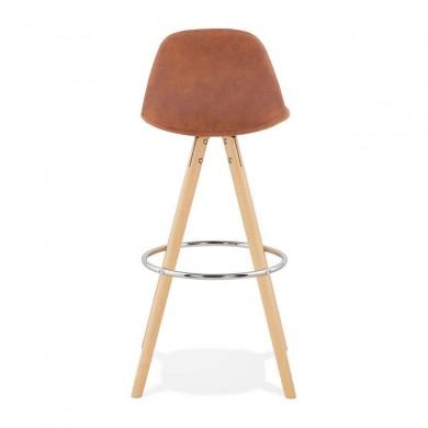 Tabouret De Bar Agouti Marron Naturel  BS03710BRNA