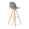 Tabouret De Bar Franky Gris Naturel  BS03690GRNA