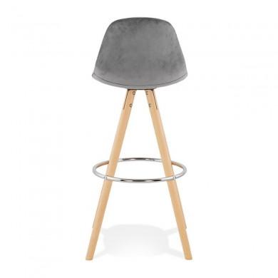 Tabouret De Bar Franky Gris Naturel  BS03690GRNA