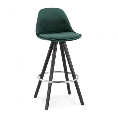 Tabouret De Bar Franky Mini 65 Vert Noir  BS03620GEBL