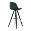 Tabouret De Bar Franky Mini 65 Vert Noir  BS03620GEBL