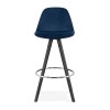 Tabouret De Bar Franky Mini 65 Bleu Noir  BS03610BUBL