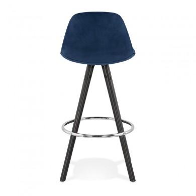 Tabouret De Bar Franky Mini 65 Bleu Noir  BS03610BUBL