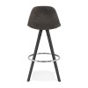 Tabouret De Bar Agouti Mini 65 Gris foncé Noir  BS03600DGBL