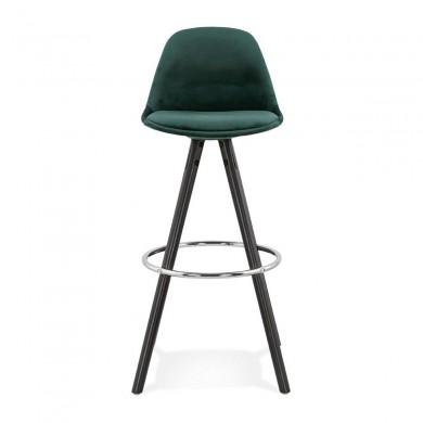 Tabouret De Bar Franky Vert Noir  BS03560GEBL