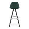 Tabouret De Bar Franky Vert Noir  BS03560GEBL