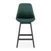 Tabouret De Bar Basil Mini Vert Noir  BS03280GEBL