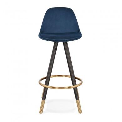 Tabouret De Bar Carry Mini Bleu Noir  BS03170BUBL