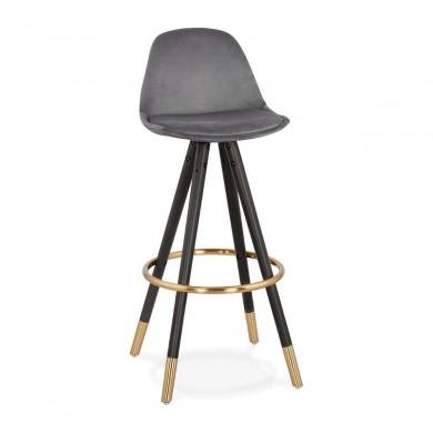 Tabouret De Bar Carry Gris Noir  BS03150GRBL