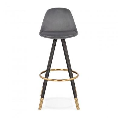 Tabouret De Bar Carry Gris Noir  BS03150GRBL