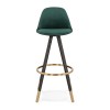 Tabouret De Bar Carry Vert Noir  BS03140GEBL