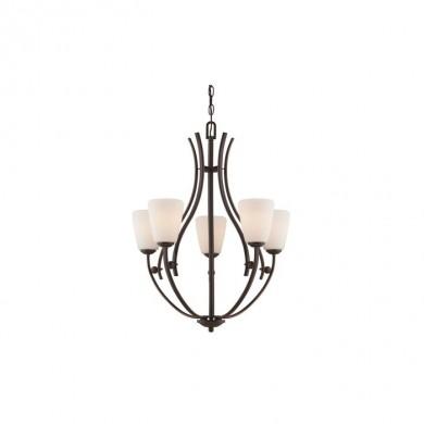 Lustre Chantilly 5x100W Noir QUOIZEL qzchantilly5