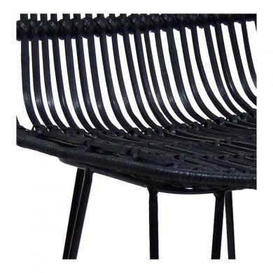 Tabouret De Bar en Bois Liano Mini Noir  BS02960BLBL