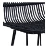 Tabouret De Bar en Bois Liano Mini Noir  BS02960BLBL