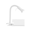 Lampe Pince Flexible FLEX 1x40W E14 Blanc BRILLIANT 24705T05