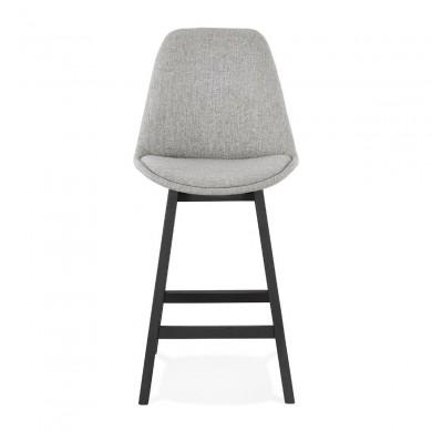 Tabouret De Bar Qoopâ Mini Gris Noir  BS02920GRBL