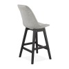 Tabouret De Bar Qoopâ Mini Gris Noir  BS02920GRBL