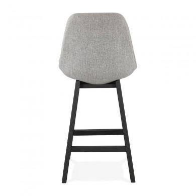 Tabouret De Bar Qoopâ Mini Gris Noir  BS02920GRBL