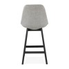 Tabouret De Bar Qoopâ Mini Gris Noir  BS02920GRBL