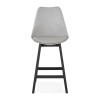 Tabouret De Bar April Mini Gris Noir  BS02910GRBL