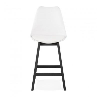 Tabouret De Bar April Mini Blanc Noir  BS02900WHBL