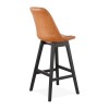 Tabouret de Bar Industriel Janie Marron Noir  BS02880BRBL