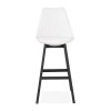 Tabouret De Bar April Blanc Noir  BS02850WHBL