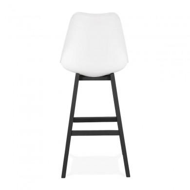 Tabouret De Bar April Blanc Noir  BS02850WHBL