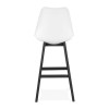 Tabouret De Bar April Blanc Noir  BS02850WHBL